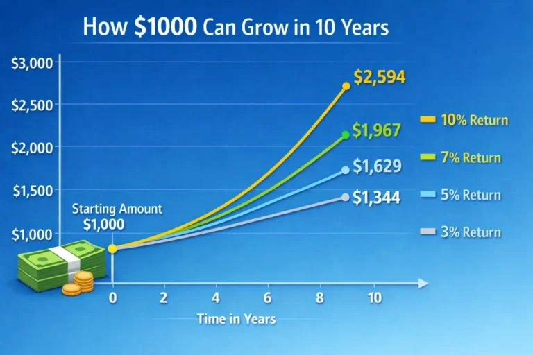 $1000 investment growth chart